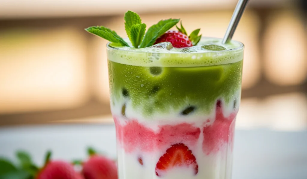 Minuman Matcha Aesthetic