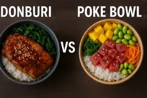 Donburi vs Poke Bowl