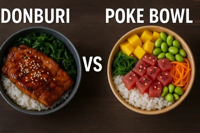 Donburi vs Poke Bowl